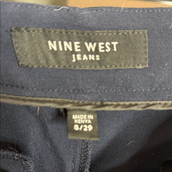 Nine West Dark Blue Jeans - Picture 2 of 4